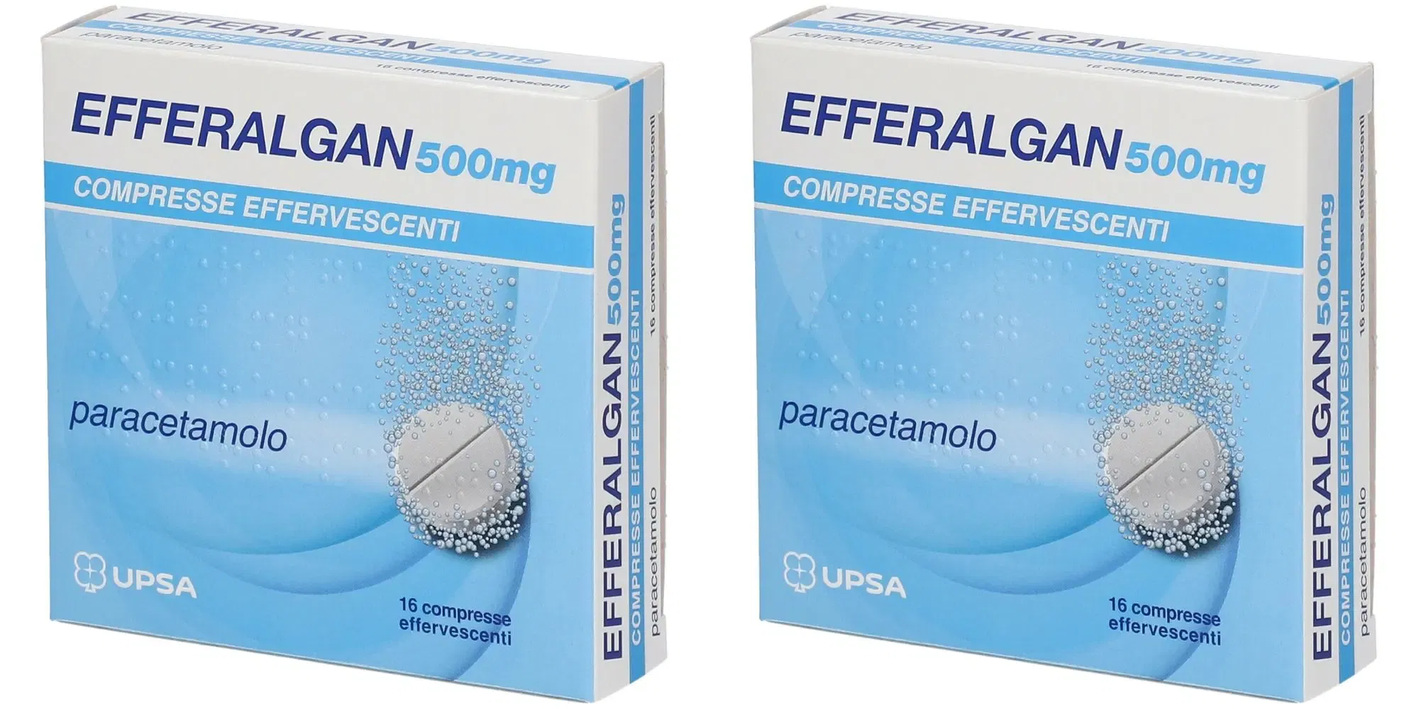 EFFERALGAN 16 compresse effervescenti 500 mg Pack da 2