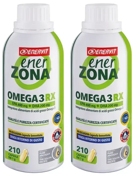 ENERZONA OMEGA 3RX 210 CAPSULE Pack da 2