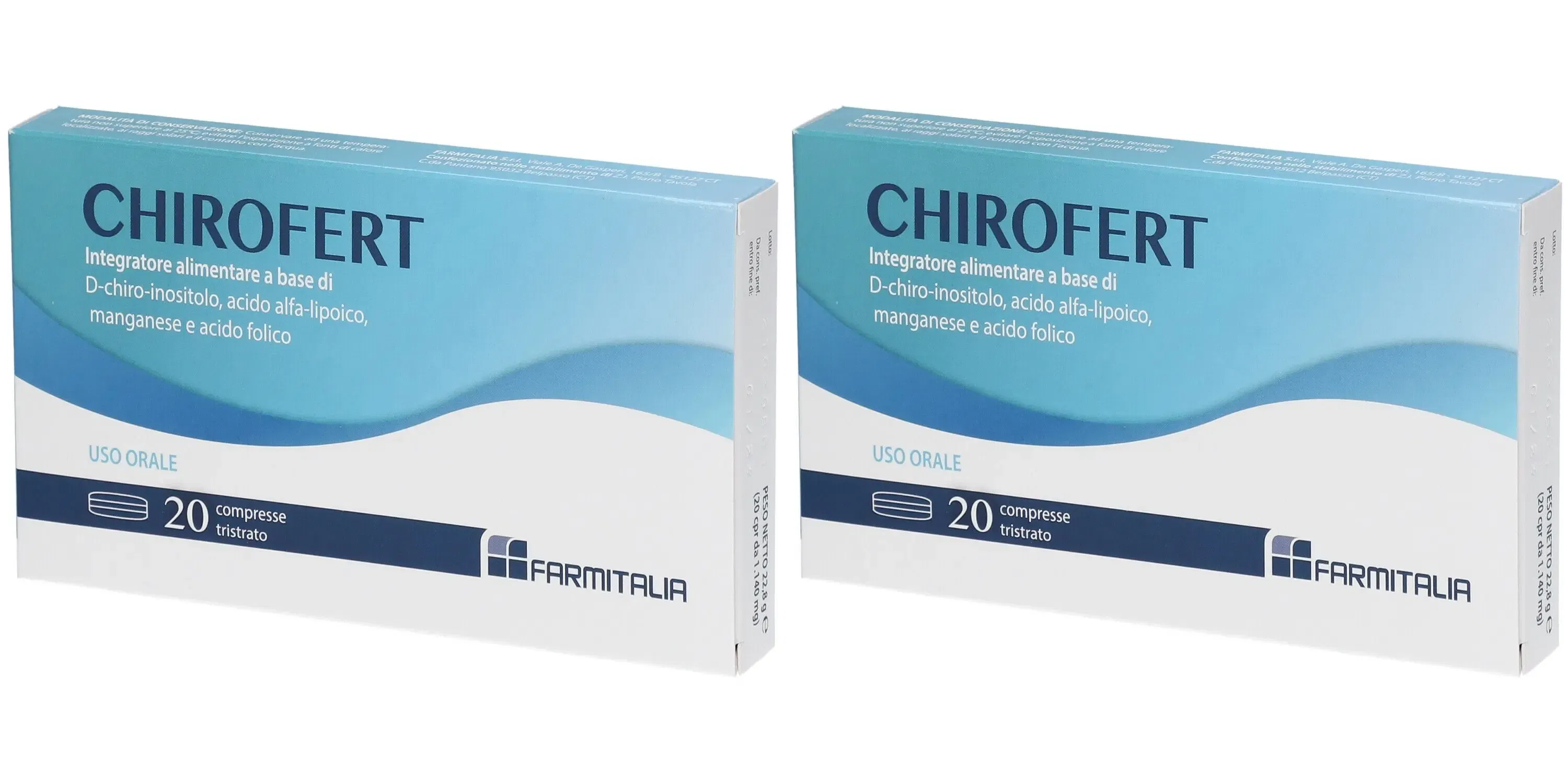 CHIROFERT 20 COMPRESSE 22 G Pack da 2