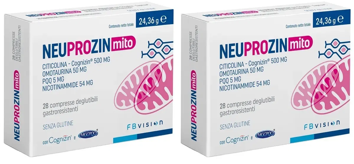 NEUPROZIN MITO 28 COMPRESSE GASTRORESISTENTI Pack da 2