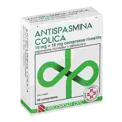 ANTISPASMINA COLICA 30 compresse rivestite 10 mg + 10 mg