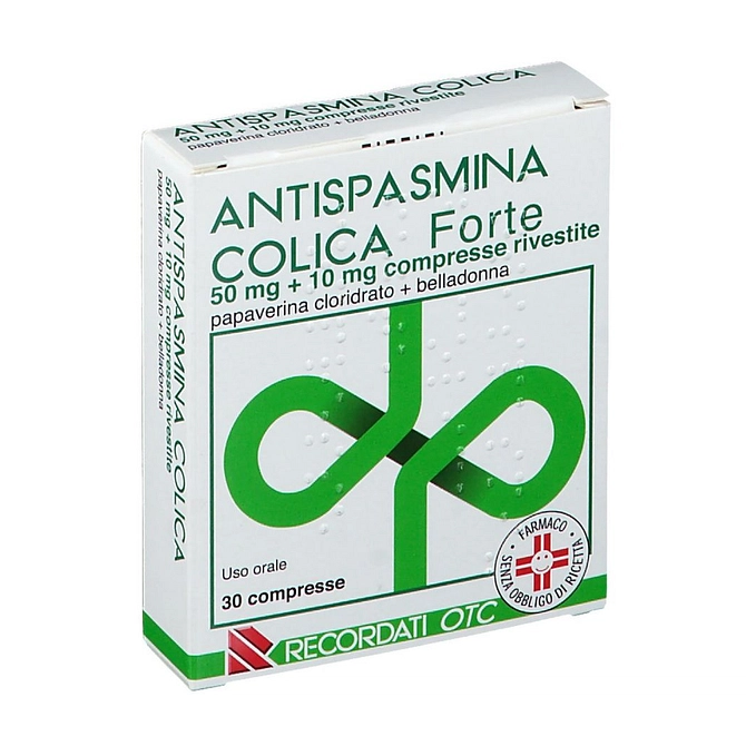Antispasmina Colica Forte 30 Cpr Riv 10 Mg + 50 Mg