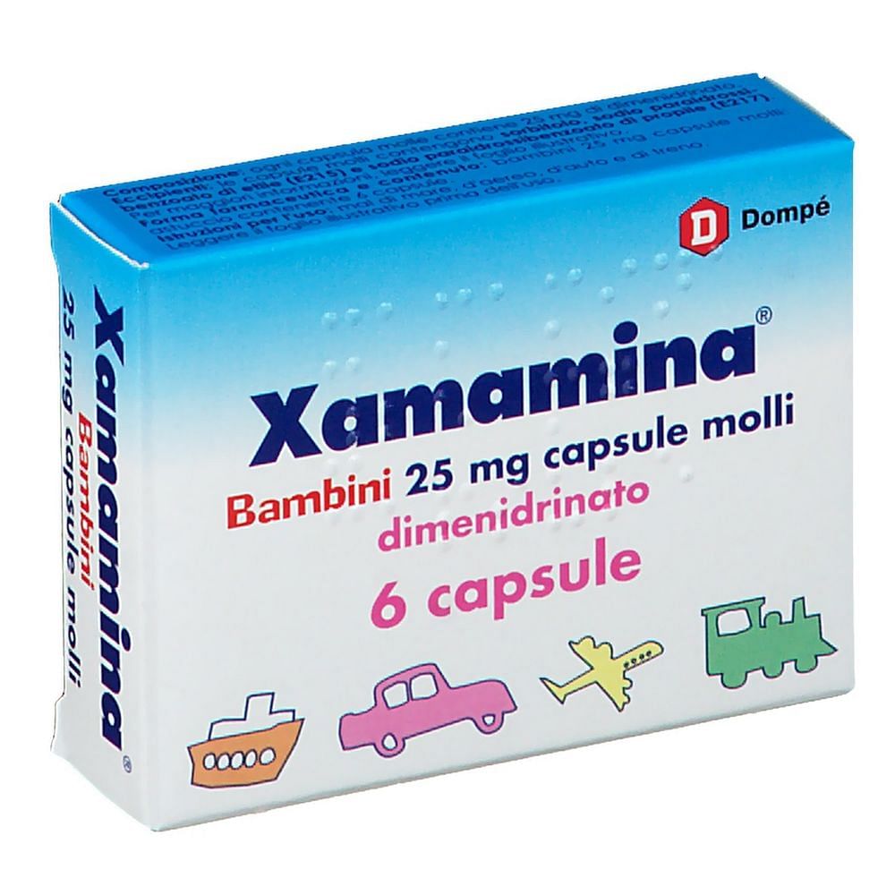 Xamamina Bb 6 Capsule Molli 25 Mg