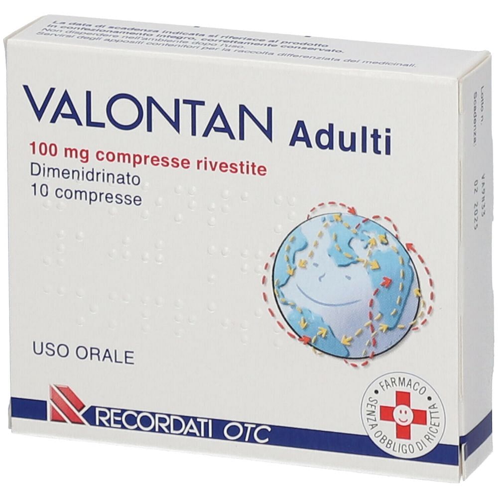 Valontan 10 Compresse Rivestite 100 Mg