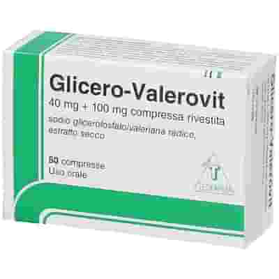 GLICEROVALEROVIT 50 compresse rivestite 100 mg + 40 mg