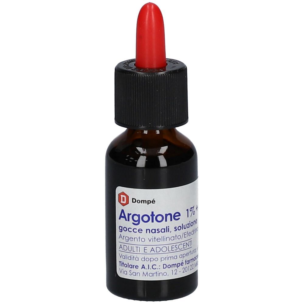 Argotone Gocce Rinologiche 20 Ml 1% + 0,9%