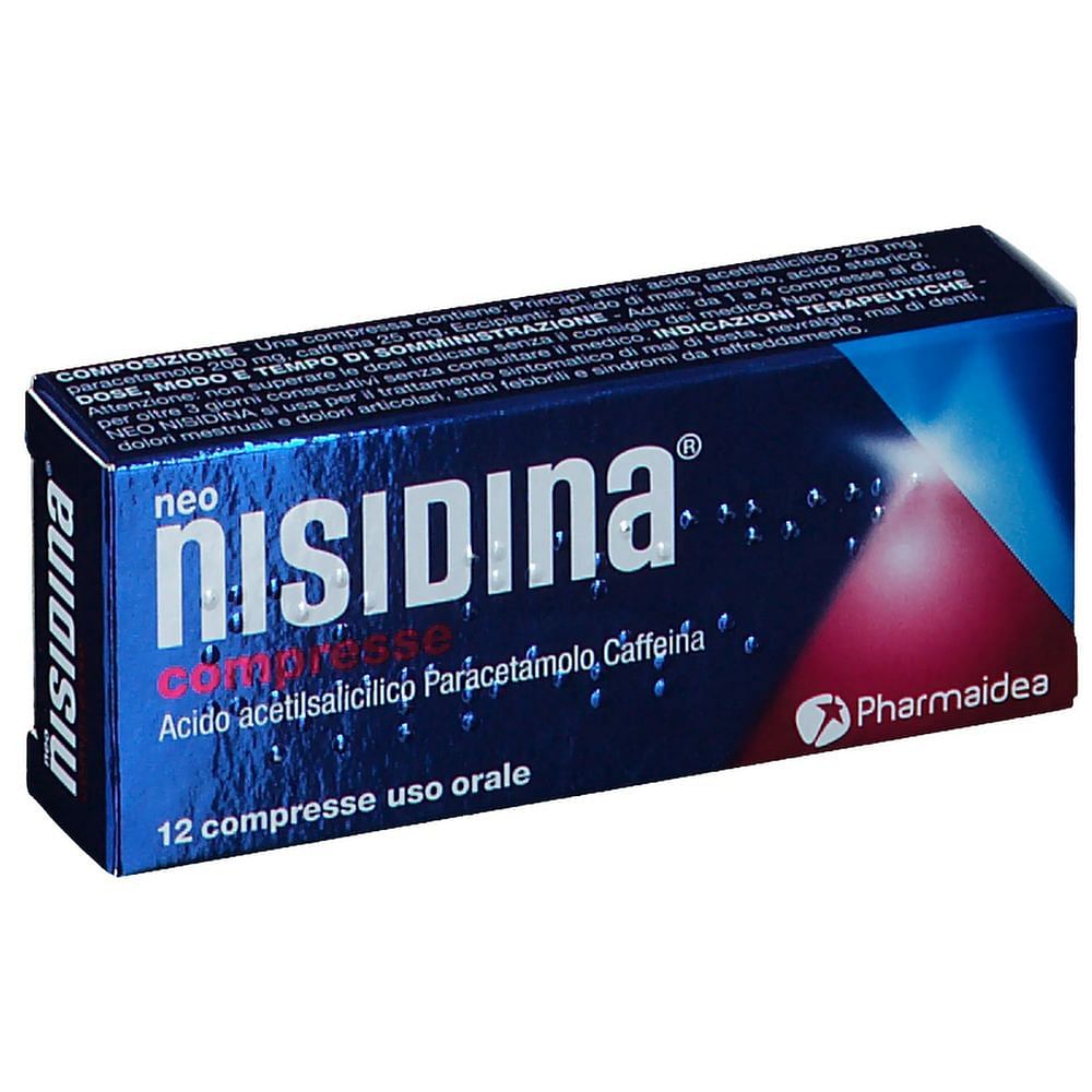 Neonisidina 12 Compresse 200 Mg + 250 Mg + 25 Mg