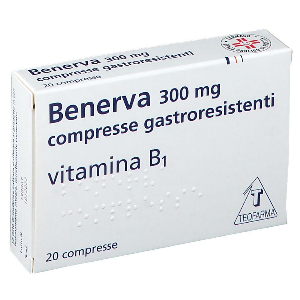 Benerva 20 Compresse Gastroresistenti 300 Mg