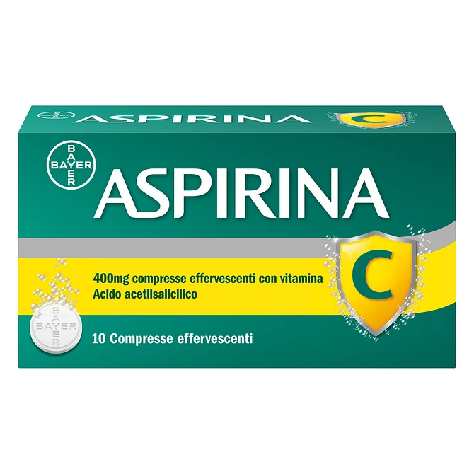 Aspirina C Antinfiammatorio Antidolorifico Per Influenza Raffreddore E Febbre Con Vitamina C 10 Cpr