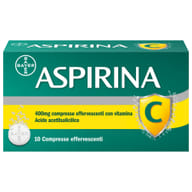 Aspirina C Antinfiammatorio Antidolorifico per Influenza Raffreddore e febbre con Vitamina C, 10 Compresse