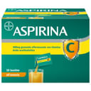 Aspirina C Antinfiammatorio e Antidolorifico per Influenza e Febbre con Vitamina C, 10 Buste Arancia