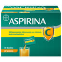 Aspirina C Antinfiammatorio e Antidolorifico per Influenza e Febbre con Vitamina C, 10 Buste Arancia