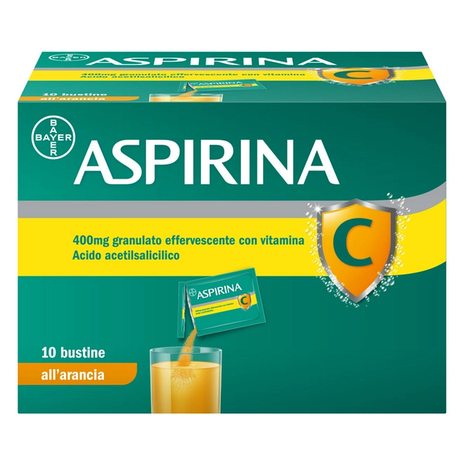 Aspirina C Antinfiammatorio Antidolorifico Per Influenza Raffreddore E Febbre Con Vitamina C 10 Cpr