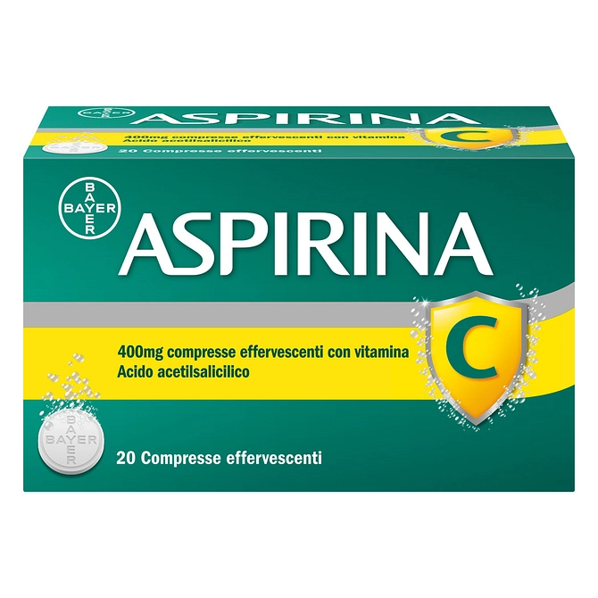 Aspirina C Antinfiammatorio Antidolorifico Per Influenza Raffreddore E Febbre Con Vitamina C 20 Cpr