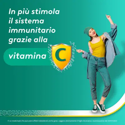 Aspirina C Antinfiammatorio Antidolorifico per Influenza Raffreddore e Febbre con Vitamina C, 20 Compresse Aspirina C Antinfiammatorio Antidolorifico per Influenza Raffreddore e Febbre con Vitamina C, 20 Compresse