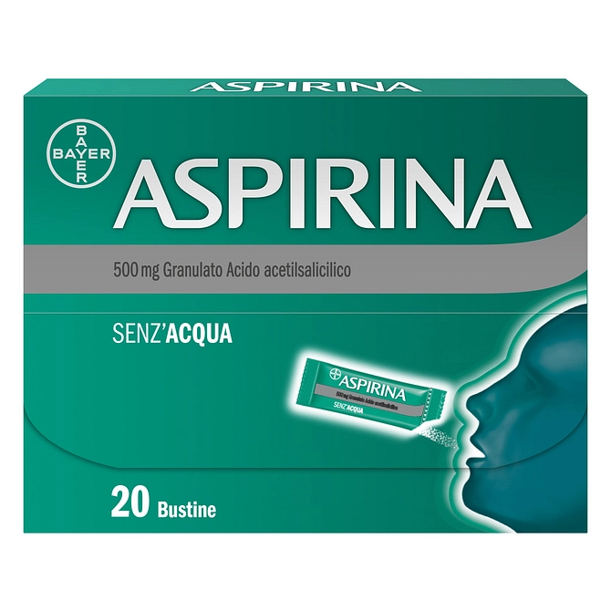 Aspirina In Granuli Senz'acqua Antidolorifico E Antinfiammatorio Contro Mal Di Testa E Dolore 20 Bst