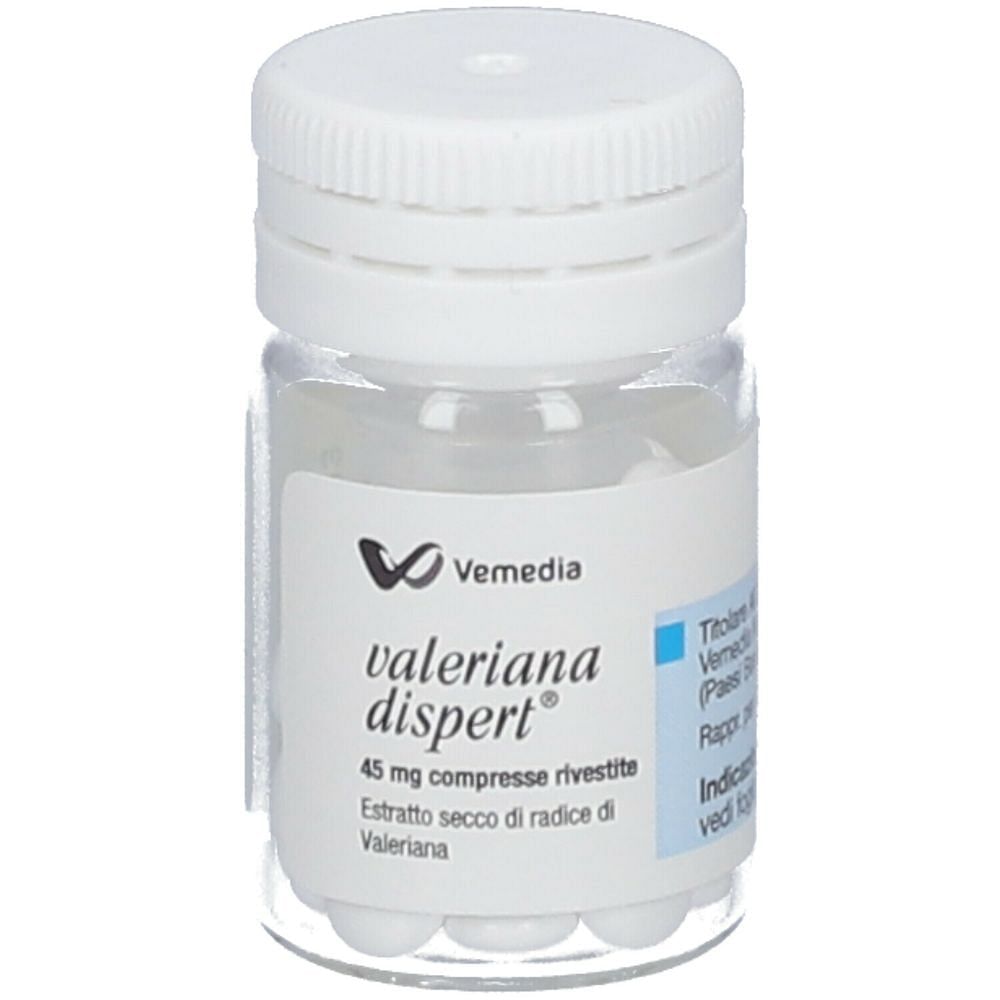 Valeriana Dispert 30 Compresse Rivestite 45 Mg