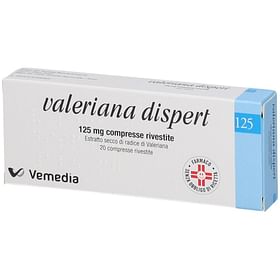 Valeriana Dispert 20 Compresse Rivestite 125 Mg
