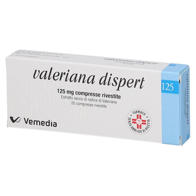 Valeriana Dispert 20 Cpr Riv 125 Mg