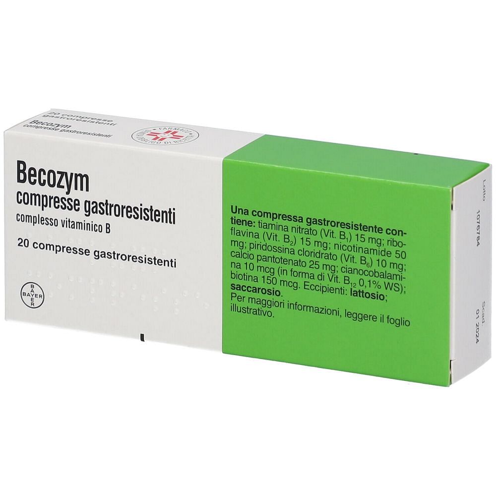 Becozym 20 Compresse Gastroresistenti