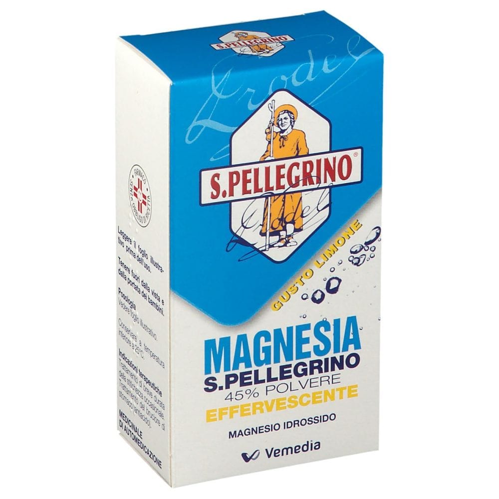 Magnesia San Pellegrino Orale Polvere Effervescente Limone 100 G 45%