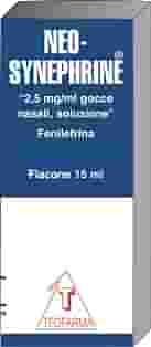 NEOSYNEPHRINE gocce nasali 2,5 mg/ml 15 ml
