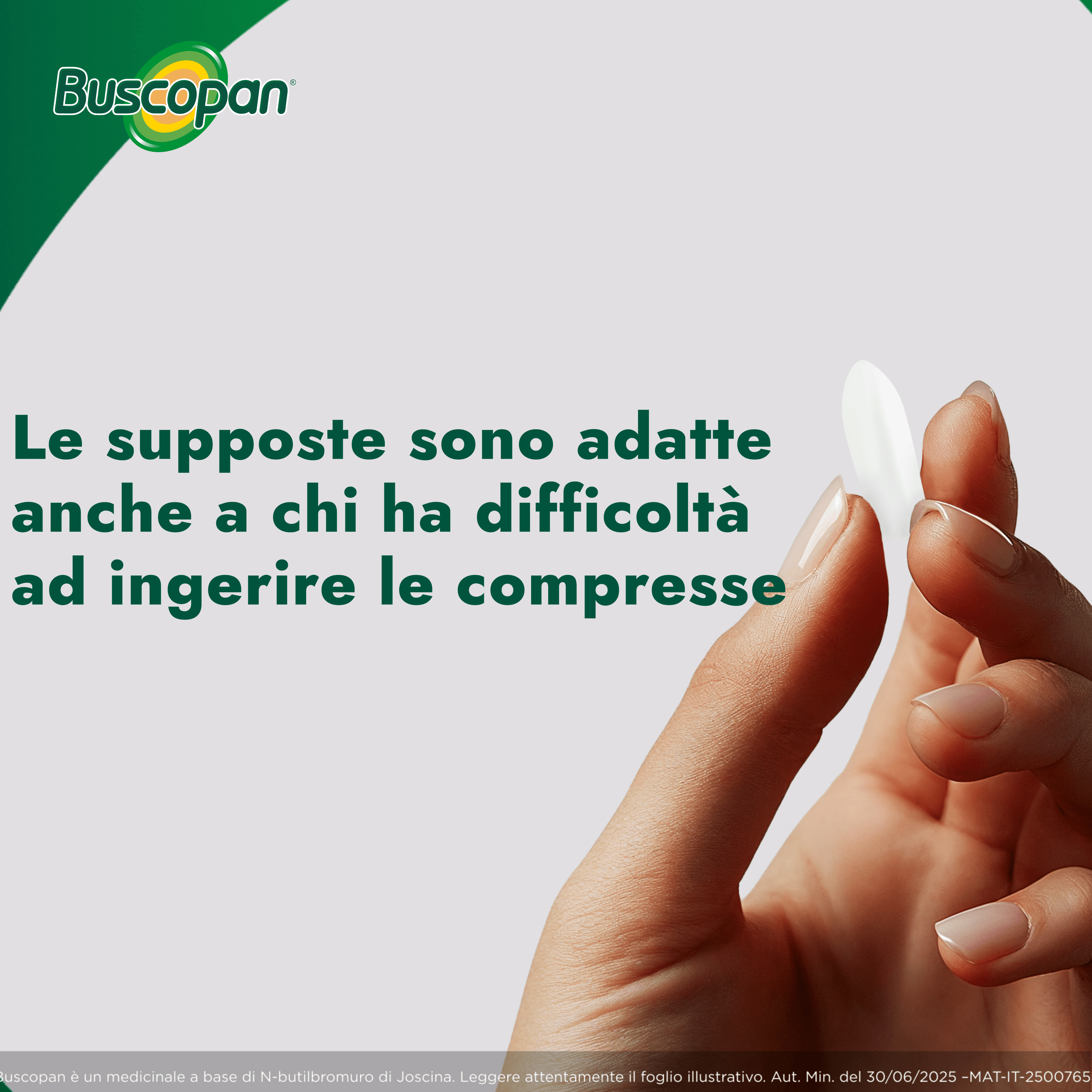 Buscopan Contro Mal di Pancia, Dolori e Crampi Addominali, 6 Supposte