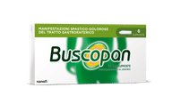 Buscopan Contro Mal di Pancia, Dolori e Crampi Addominali, 6 Supposte