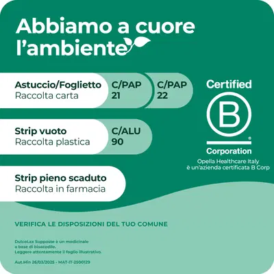 Dulcolax lassativo ad azione rapida contro la stitichezza occasionale, 6 supposte Dulcolax lassativo ad azione rapida contro la stitichezza occasionale, 6 supposte