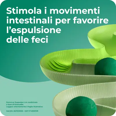 Dulcolax lassativo ad azione rapida contro la stitichezza occasionale, 6 supposte Dulcolax lassativo ad azione rapida contro la stitichezza occasionale, 6 supposte