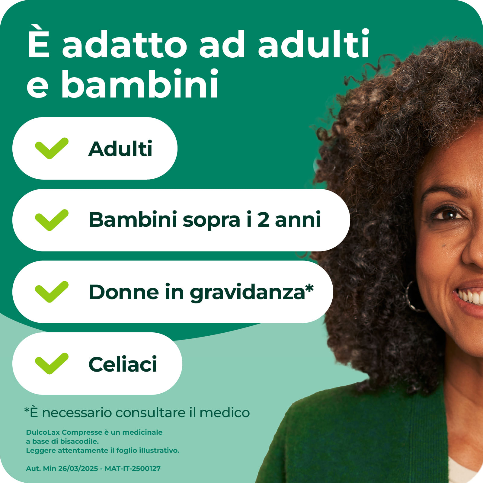 Dulcolax lassativo ad azione rapida contro la stitichezza occasionale, 20 compresse