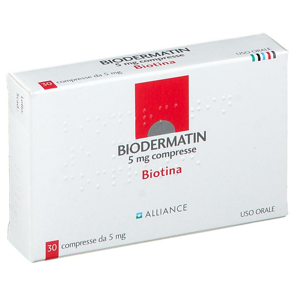 Biodermatin 30 Compresse 5 Mg