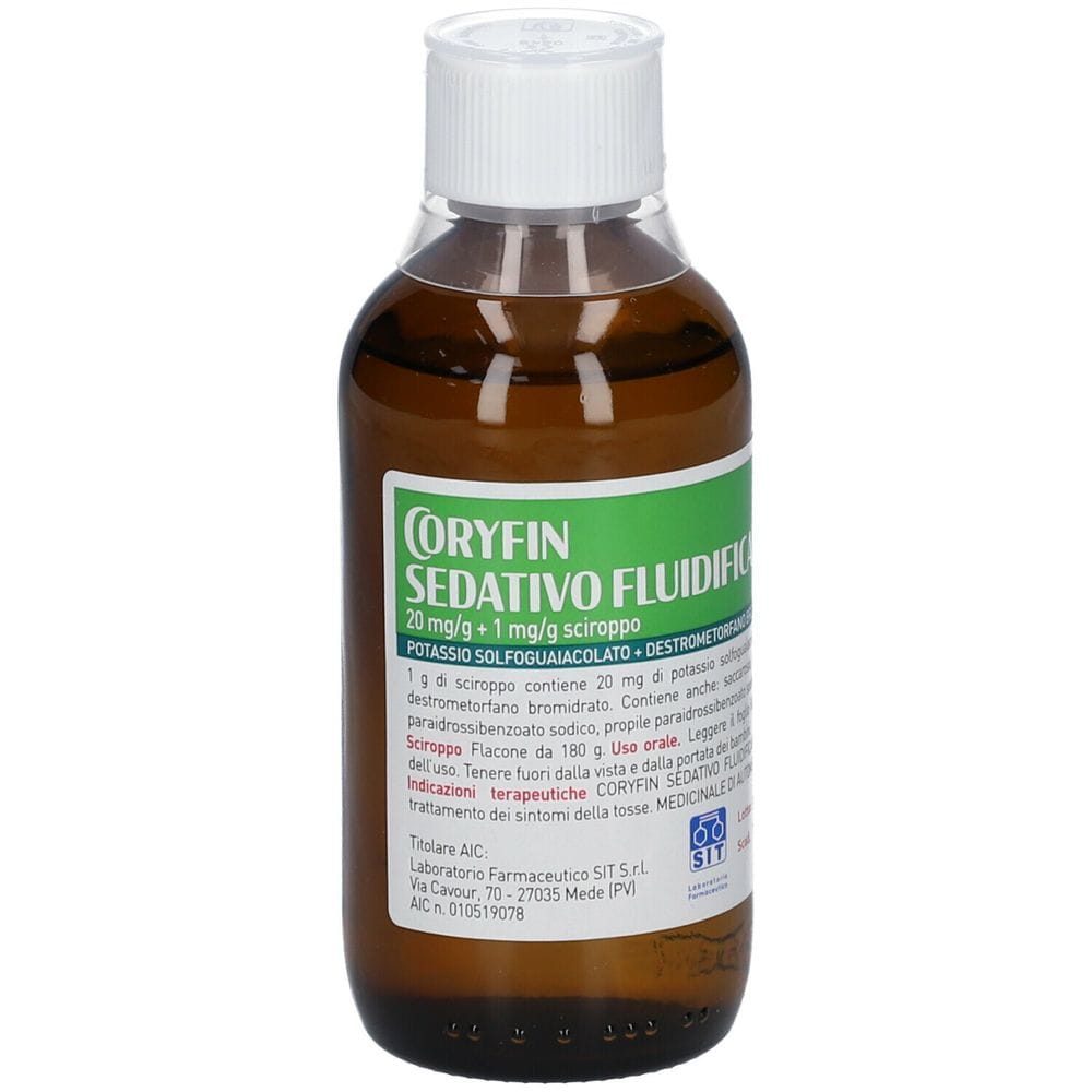 CORYFIN SEDATIVO FLUIDIFICANTE sciroppo 180 g