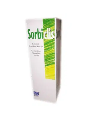 SORBICLIS BB monodose 120 ml 12 g + 0,0096 g soluzione rettale SORBICLIS BB monodose 120 ml 12 g + 0,0096 g soluzione rettale