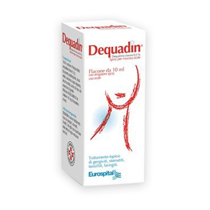 Dequadin Spray Mucosa Os 10 Ml 0,5%