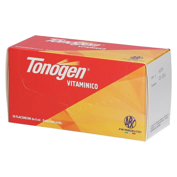 Tonogen Vitaminico Os Soluz 10 Flaconcini 6 Ml