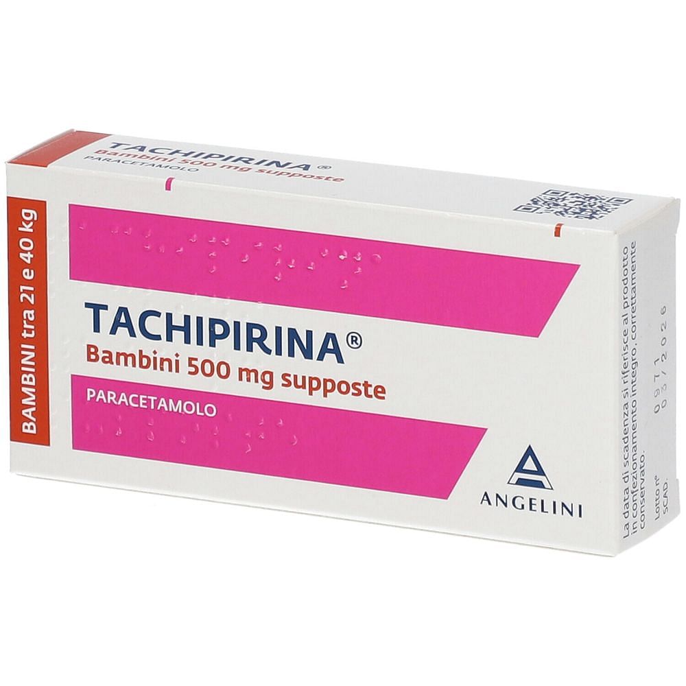 Tachipirina Bb 10 Supposte 500 Mg