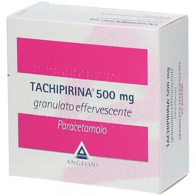 TACHIPIRINA 20 bustine granulari effervescenti 500 mg TACHIPIRINA 20 bustine granulari effervescenti 500 mg