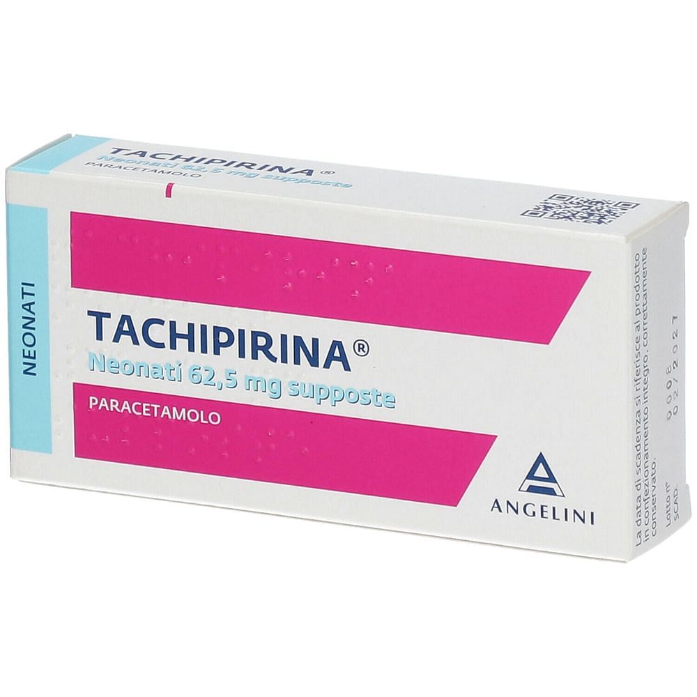 Tachipirina Neonati 10 Supposte 62,5 Mg