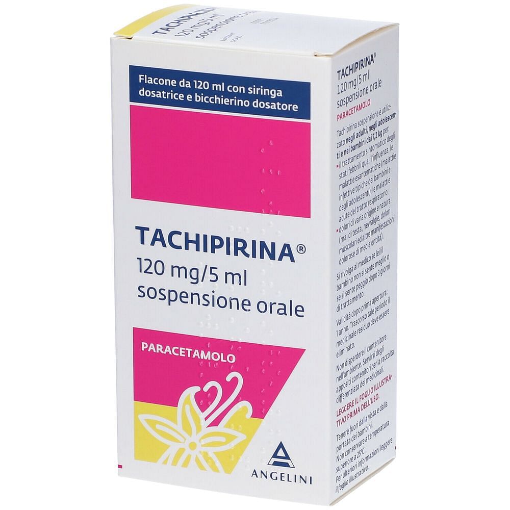 Tachipirina Sospensione Orale 120 Ml Vaniglia/Caramello