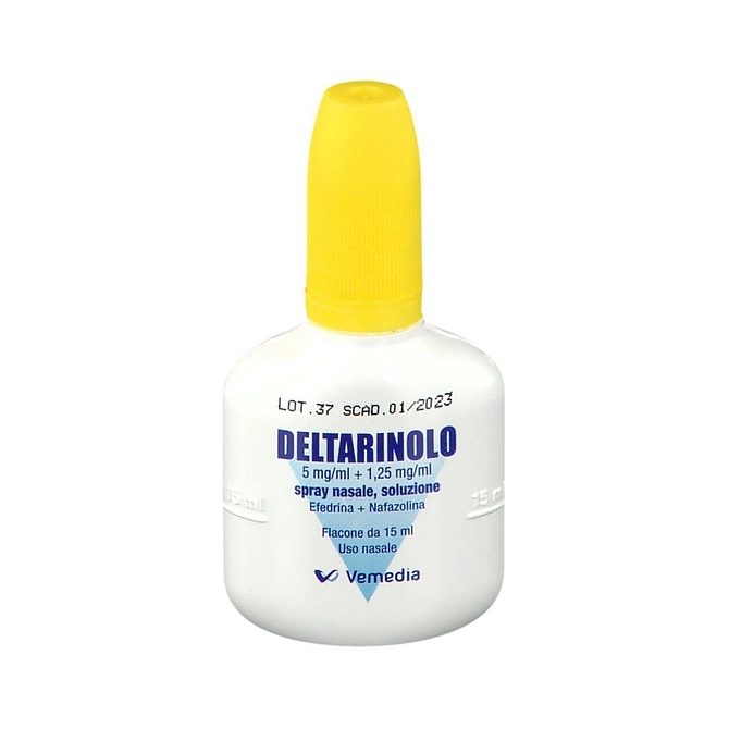 Deltarinolo Spray Nasale 15 Ml 0,5% + 0,125%