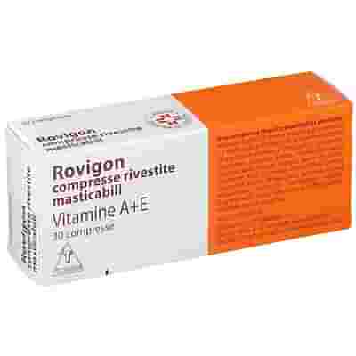 ROVIGON 30 compresse rivestite masticabili 30.000 UI + 70 mg