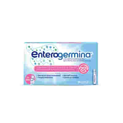 Enterogermina 2 miliardi fermenti lattici, probiotici per disturbi intestinali, 10 fiale