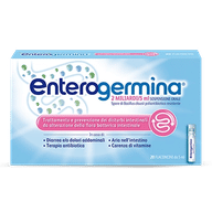 Enterogermina 2 miliardi fermenti lattici, probiotici per disturbi intestinali, 20 fiale