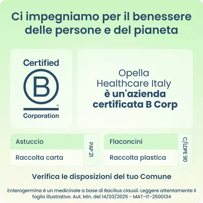 Enterogermina 6 miliardi fermenti lattici, probiotici per disturbi intestinali, 9 bustine Enterogermina 6 miliardi fermenti lattici, probiotici per disturbi intestinali, 9 bustine