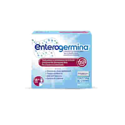 Enterogermina 6 miliardi fermenti lattici, probiotici per disturbi intestinali, 9 bustine