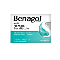 BENAGOL MENTOLO & EUCALIPTOLO 24 PAST. pastiglie mal di gola 