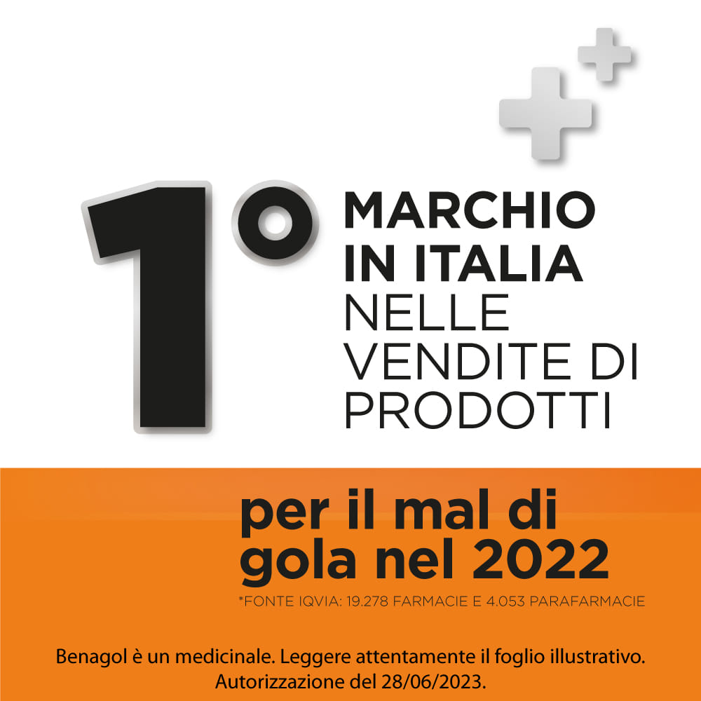 BENAGOL VIT. C GUSTO ARANCIA 24 PAST. pastiglie mal di gola