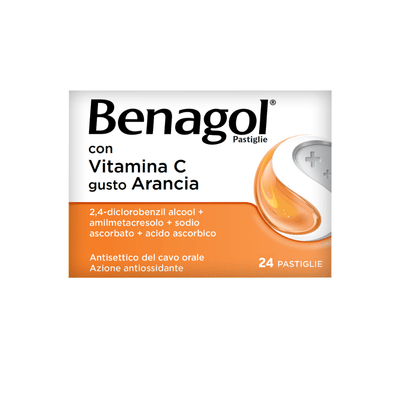 BENAGOL VIT. C GUSTO ARANCIA 24 PAST. pastiglie mal di gola