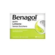 BENAGOL LIMONE S/Z 24 PAST. pastiglie mal di gola